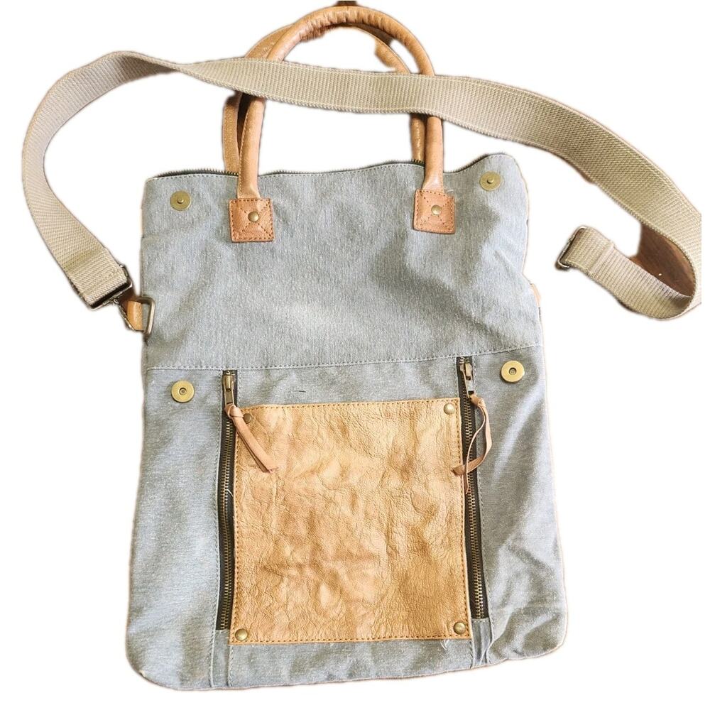 Mona B Purse Fold Over Tote Bag